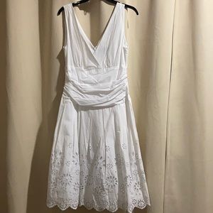 S.L.Fashions White dress Size 12